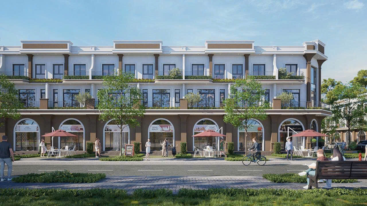 Vườn xanh giữa các dãy nhà Green City